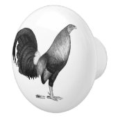 Gamecock Red Hatch Keramikknauf (Rechts)
