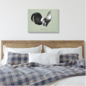 Gamecock Red Hatch Leinwanddruck (Insitu (Schlafzimmer))