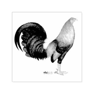 Gamecock Red Hatch Permastempel