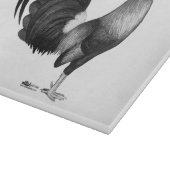 Gamecock Red Hatch Schneidebrett (Ecke)