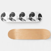 Gamecock Red Hatch Skateboard (Horizontal)