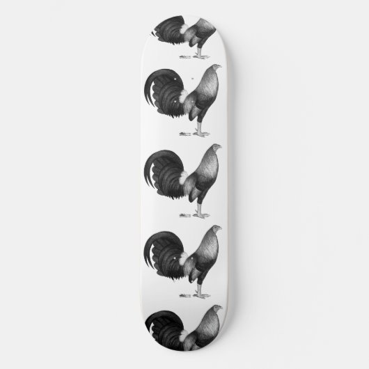 Gamecock Red Hatch Skateboard (Vorderseite)