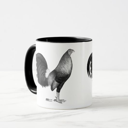 Gamecock Red Hatch Tasse (Vorderseite Links)