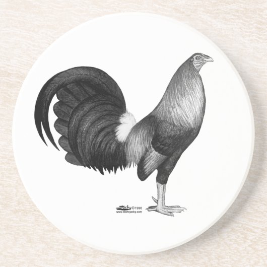 Gamecock Red Hatch Untersetzer (Vorne)