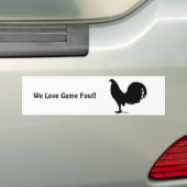 Gamecock Rooster-Silhouette Autoaufkleber (Auf Auto)
