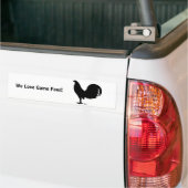 Gamecock Rooster-Silhouette Autoaufkleber (Auf Lkw)
