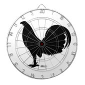 Gamecock Rooster-Silhouette Dartscheibe (vorne)