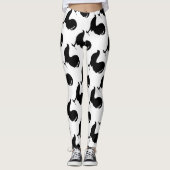 Gamecock Rooster-Silhouette Leggings (Vorderseite)