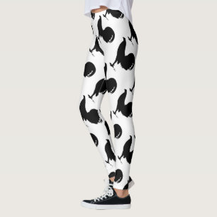 Gamecock Rooster-Silhouette Leggings