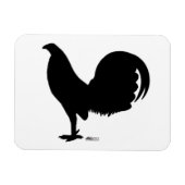 Gamecock Rooster-Silhouette Magnet (Horizontal)