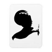 Gamecock Rooster-Silhouette Magnet (Vertikal)