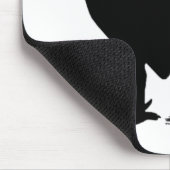 Gamecock Rooster-Silhouette Mousepad (Ecke)