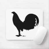 Gamecock Rooster-Silhouette Mousepad (Mit Mouse)