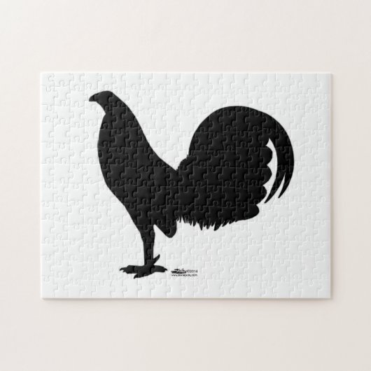 Gamecock Rooster-Silhouette Puzzle (Horizontal)