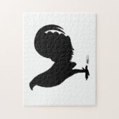 Gamecock Rooster-Silhouette Puzzle (Vertikal)