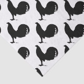 Gamecock Rooster-Silhouette Seidenpapier (Ausschnitt)