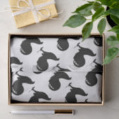 Gamecock Rooster-Silhouette Seidenpapier (Geschenk)