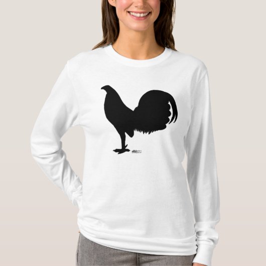 Gamecock Rooster-Silhouette T-Shirt (Vorderseite)