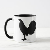 Gamecock Rooster-Silhouette Tasse (Links)