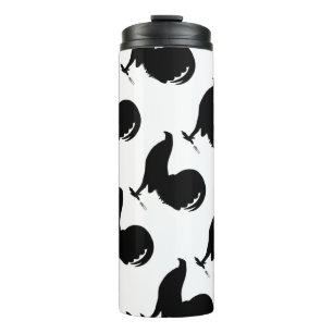 Gamecock Rooster-Silhouette Thermosbecher