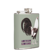 Gamecock Sepia Flachmann (Rechts)