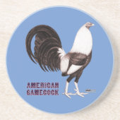 Gamecock Sepia Getränkeuntersetzer (Vorne)