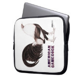 Gamecock Sepia Laptopschutzhülle (Vorderseite Links)