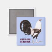 Gamecock Sepia Magnet (Vorderseite/Rückseite)