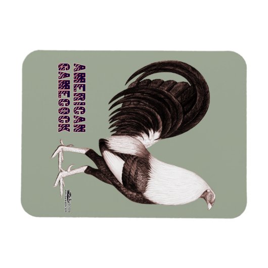 Gamecock Sepia Magnet (Horizontal)