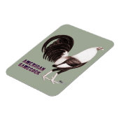 Gamecock Sepia Magnet (Linke Seite)
