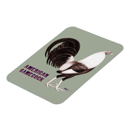 Gamecock Sepia Magnet (Linke Seite)