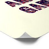 Gamecock Sepia Poster (Ecke)