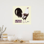 Gamecock Sepia Poster (Küche)