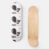 Gamecock Sepia Skateboard (Vorderseite)