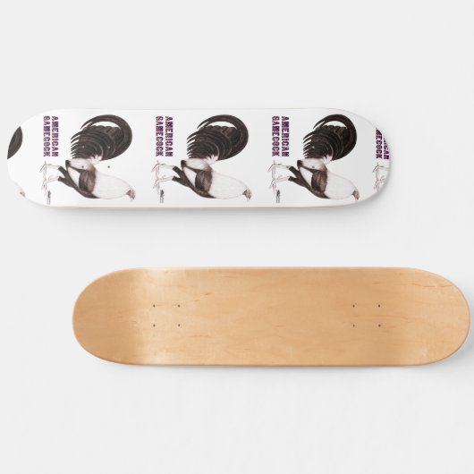 Gamecock Sepia Skateboard (Horizontal)