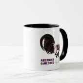 Gamecock Sepia Tasse (VorderseiteRechts)