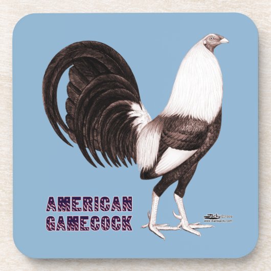 Gamecock Sepia Untersetzer (Vorderseite)