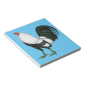 Gamecock Silver Duckwing Notizblock (angewinkelt)