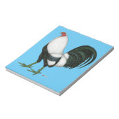 Gamecock Silver Duckwing Notizblock (Rotiert)