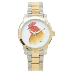 Gamecock Stag Pea Comb Armbanduhr