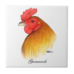 Gamecock Stag Pea Comb Fliese