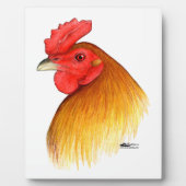 Gamecock Stag Pea Comb Fotoplatte (Vorderseite)