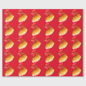 Gamecock Stag Pea Comb Geschenkpapier (Flach)