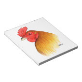 Gamecock Stag Pea Comb Notizblock (angewinkelt)