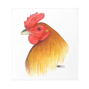 Gamecock Stag Pea Comb Notizblock