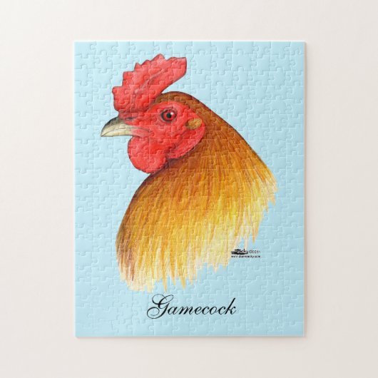 Gamecock Stag Pea Comb Puzzle (Vertikal)