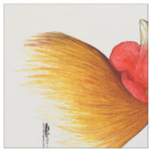 Gamecock Stag Pea Comb Stoff (Nahaufnahme)