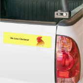 Gamecock Stag Single Comb Autoaufkleber (Auf Lkw)