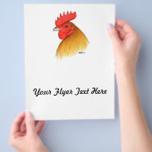 Gamecock Stag Single Comb Flyer (Hand)