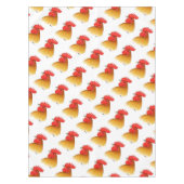 Gamecock Stag Single Comb Tischdecke (Vorderseite)